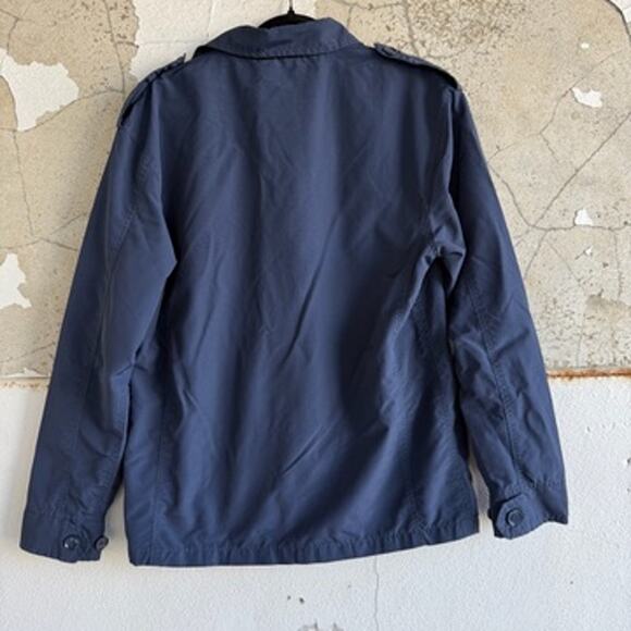 US Polo Assn Utility Jacket Nautical Striped Lining Mens Large Preppy Minimalist - Picture 4 of 4